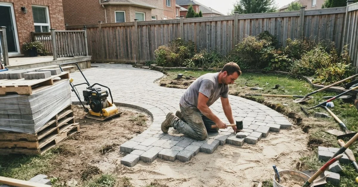 Patio and hardscaping installation: what to expect, step by step